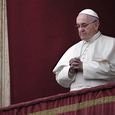 Pope Francis delivers the Urbi et Orbi (to the city and to the world) Christmas Day message from the central balcony of St. Peter's Basilica in Vatican City, 25 December 2013