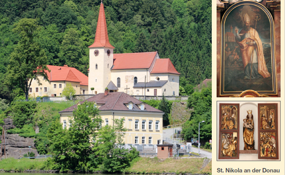 Ansichtskarte Pfarrkirche St. Nikola