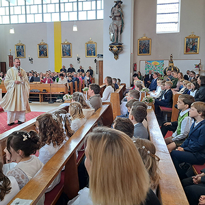 Durch das Brot können wir ganz nah bei Jesus sein, auch wenn wir ihn nicht sehen